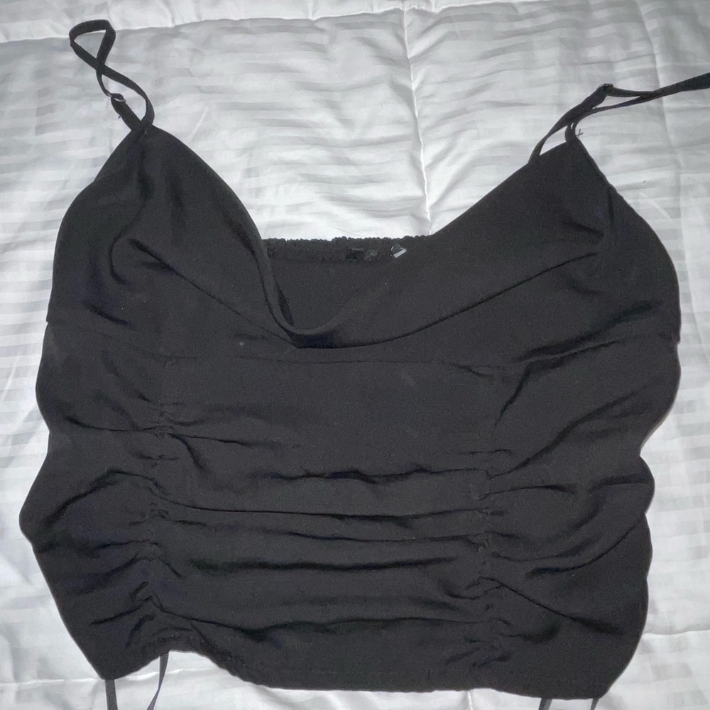 Cow neck tank top